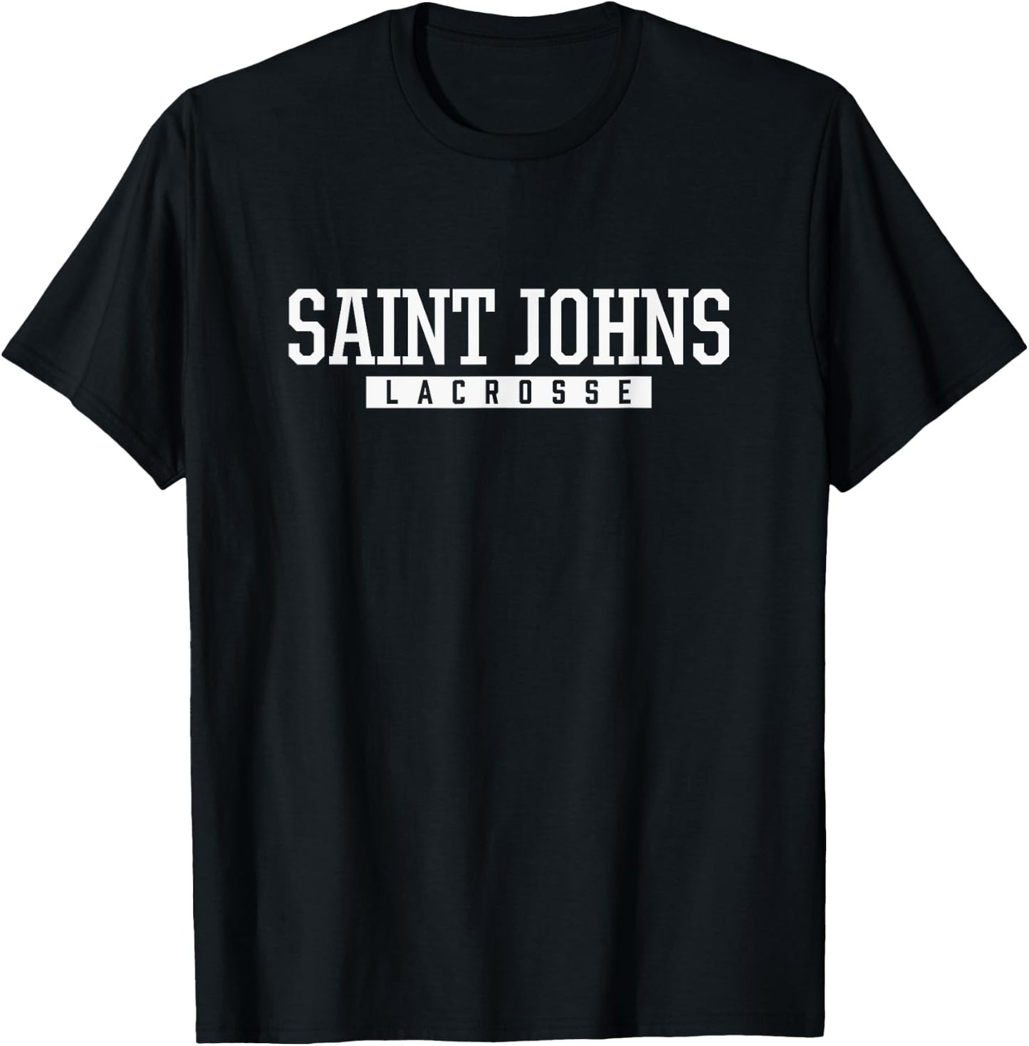 Saint Johns High School Lacrosse T-Shirt - T-Shirt | Black