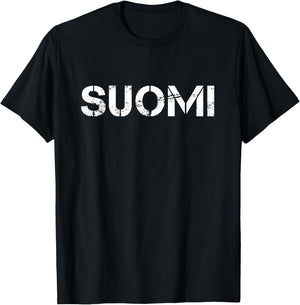 Finland And Finnish Suomi T-Shirt - T-Shirt | Black
