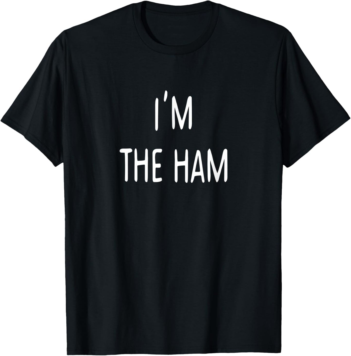 Matching Thanksgiving Couples I'm The Ham T-Shirt - T-Shirt | Black