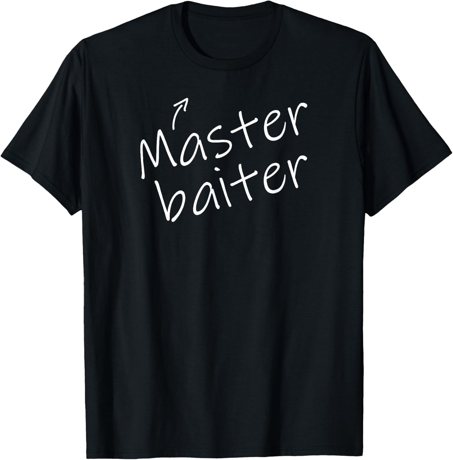 Funny Fishing Master Baiter Adult Humor T-Shirt - T-Shirt | Black
