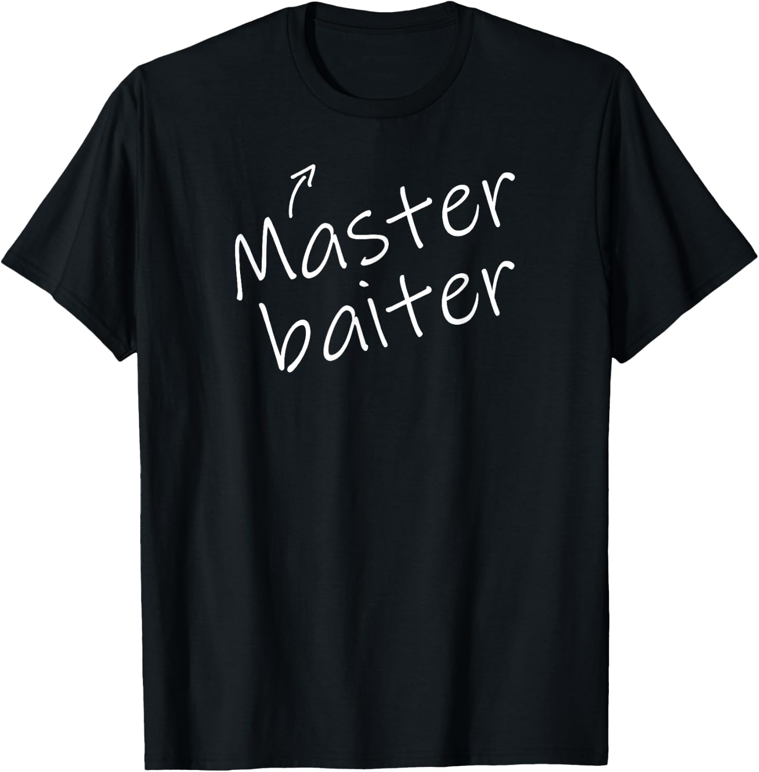 Funny Fishing Master Baiter Adult Humor T-Shirt - T-Shirt | Black