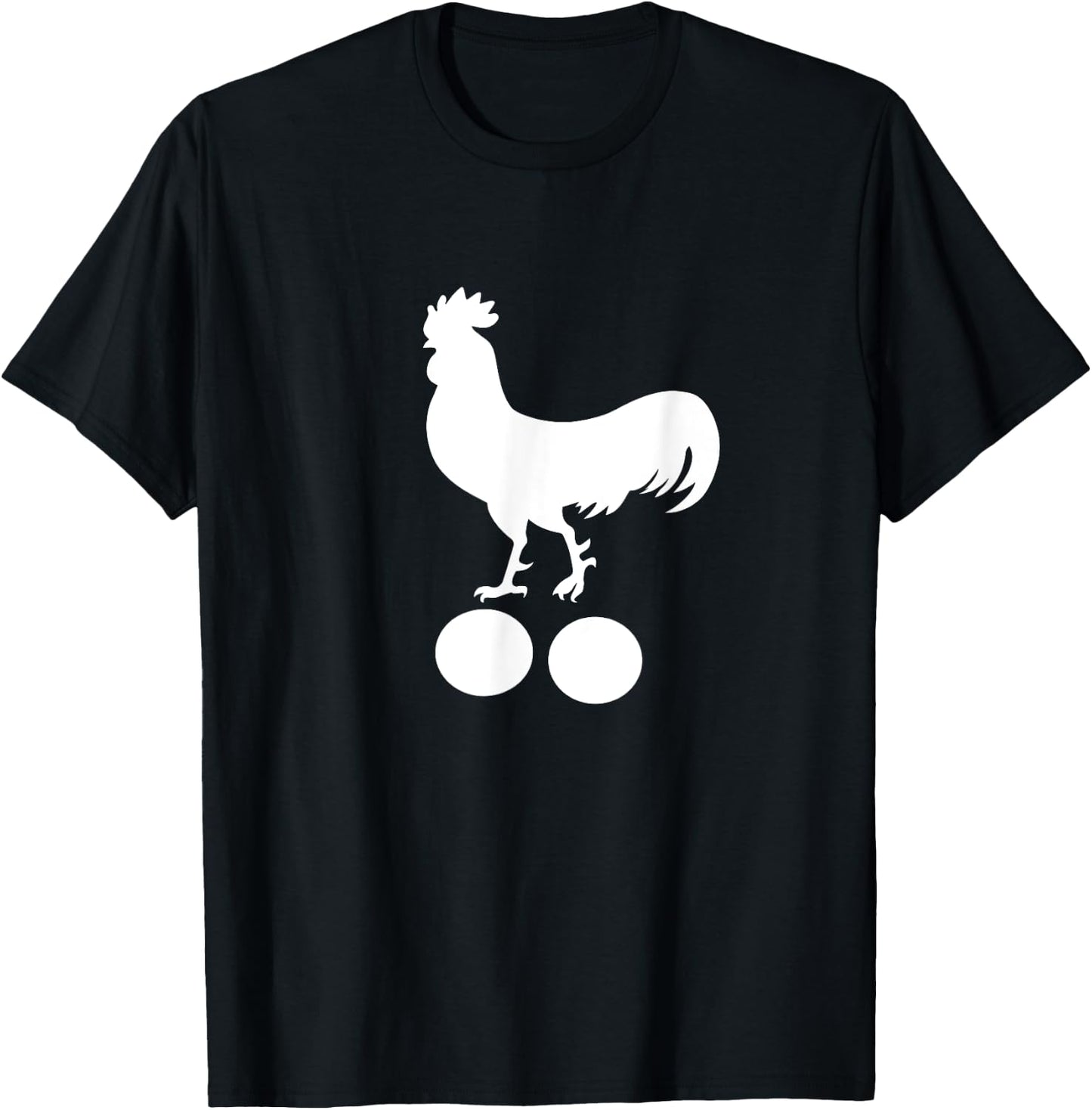 Cock And Balls Funny Adult Gift T-Shirt - T-Shirt | Black