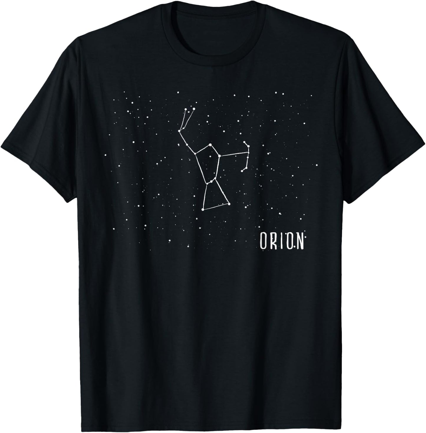 Orion Constellation Astronomy Graphic Design T-Shirt - T-Shirt | Black