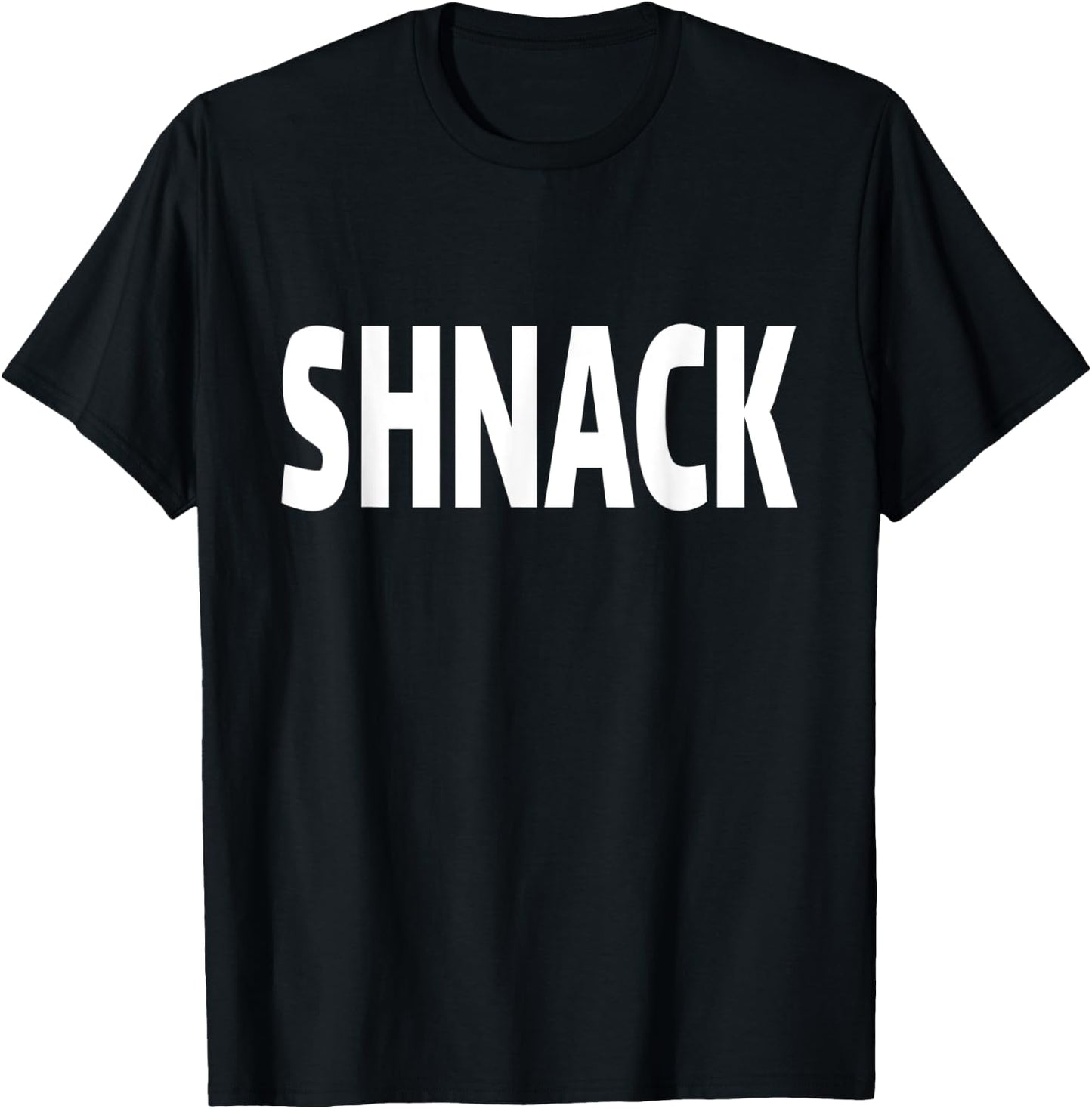 Shnack Snack Shirt Influencer Black Slogan T-Shirt - T-Shirt | Black