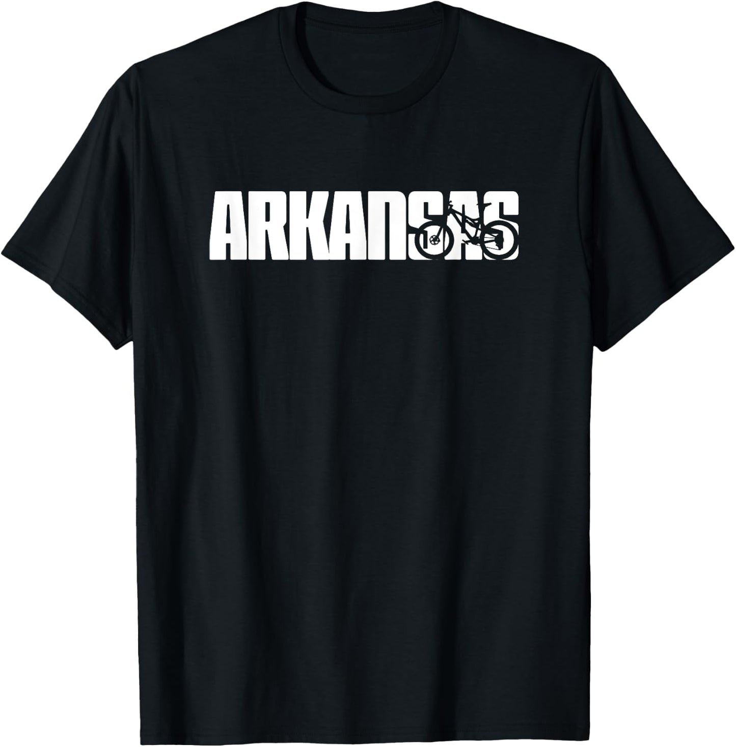 Mountain Bike Arkansas - AR MTB T-Shirt - T-Shirt | Black