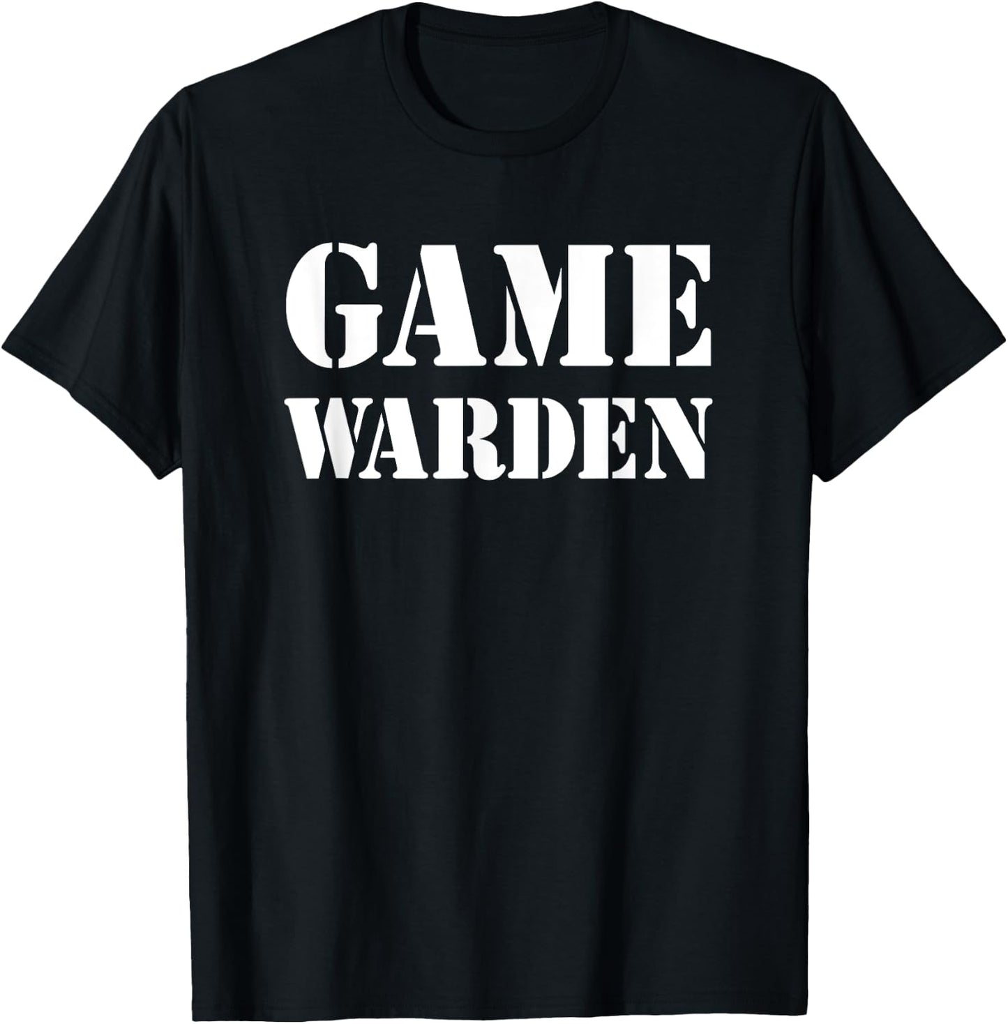 Game Warden Shirt Halloween Costume T-Shirt - T-Shirt | Black