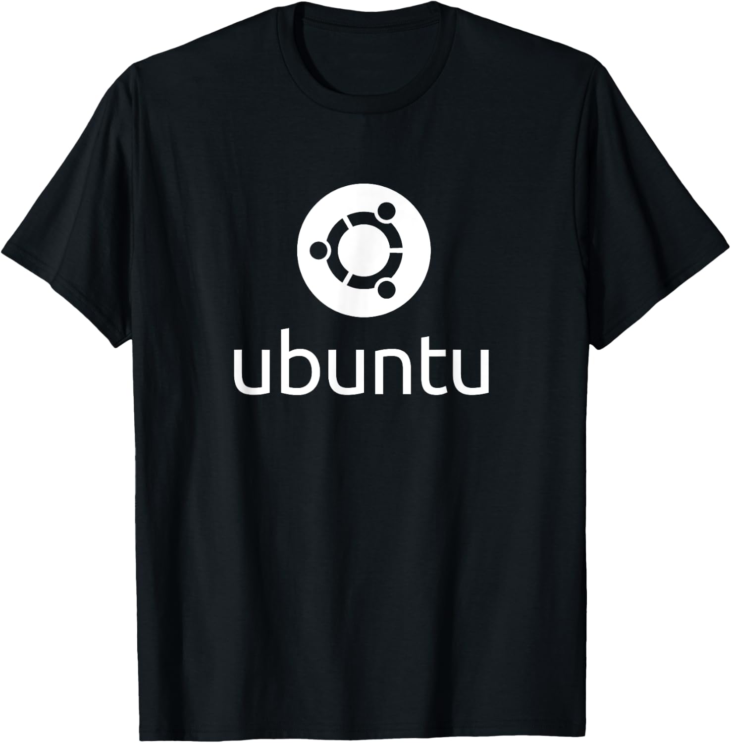 Ubuntu Linux lover with Logo OpenSource Os T-Shirt - T-Shirt | Black