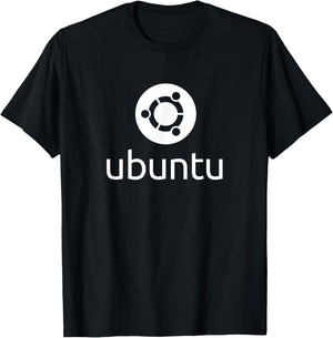 Ubuntu Linux lover with Logo OpenSource Os T-Shirt - T-Shirt | Black