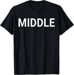 Oldest Child | Middle Child | Youngest Child Shirt Matching T-Shirt - T-Shirt | Black
