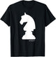 Knight Chess Piece Group Costume Chess Club Chess Board T-Shirt - T-Shirt | Black