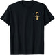 Ankh Cross, Ankh of Life, Egyptian Ankh Symbol, Ankh African T-Shirt - T-Shirt | Black