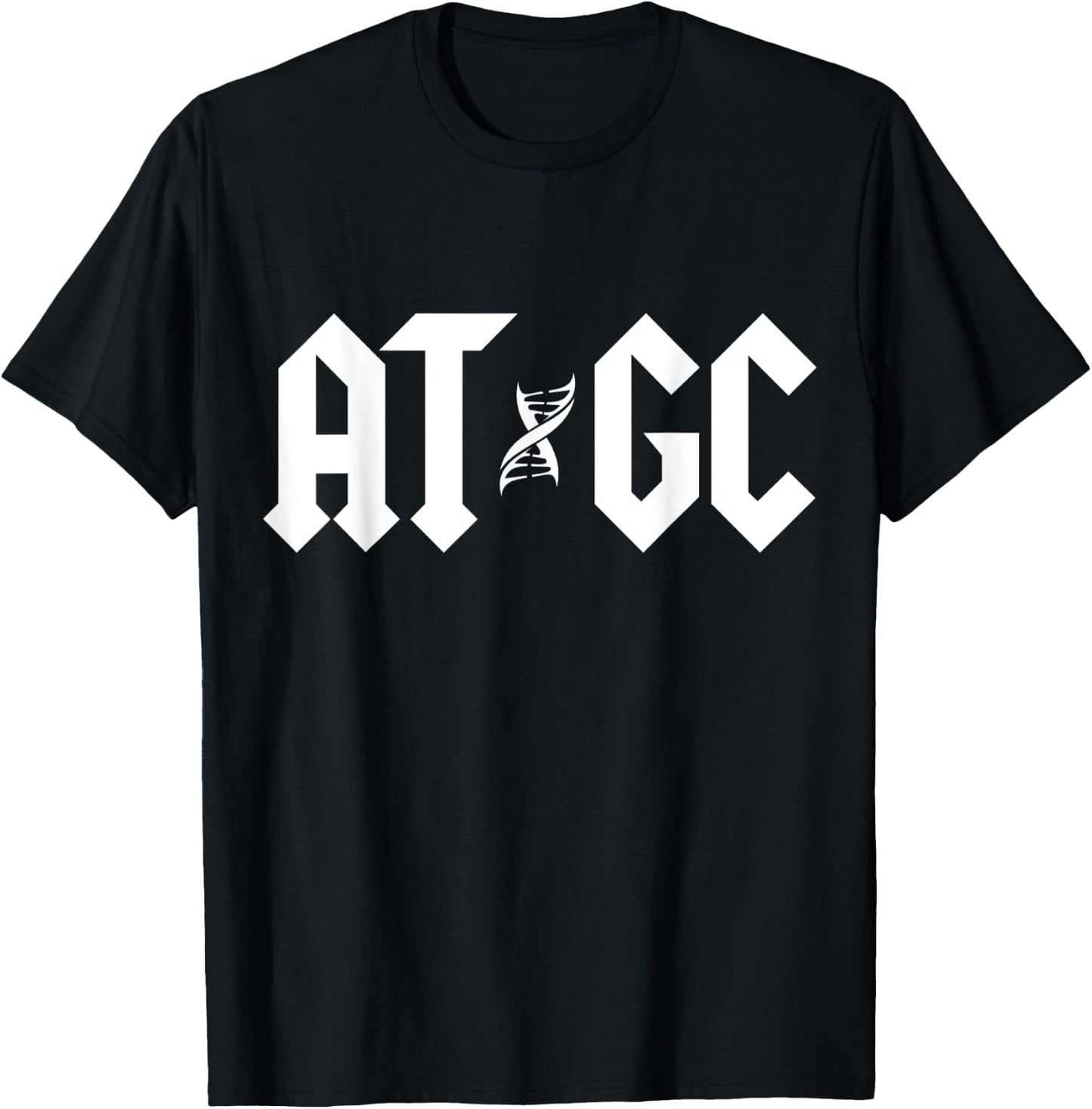 Funny Science Teacher ATGC DNA T-Shirt - T-Shirt | Black