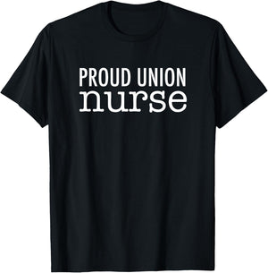 Union Strong Solidarity Shirt for Nurses PURPLE T-Shirt - T-Shirt | Black