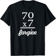 Christian Shirt - Jesus 70x7 Forgive T-Shirt - T-Shirt | Black