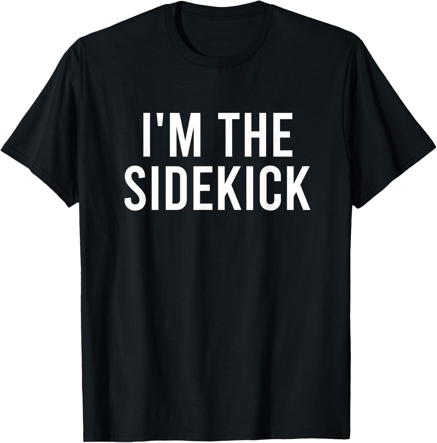 Superhero Themed Party Funny Hero Halloween Costume Sidekick T-Shirt - T-Shirt | Black