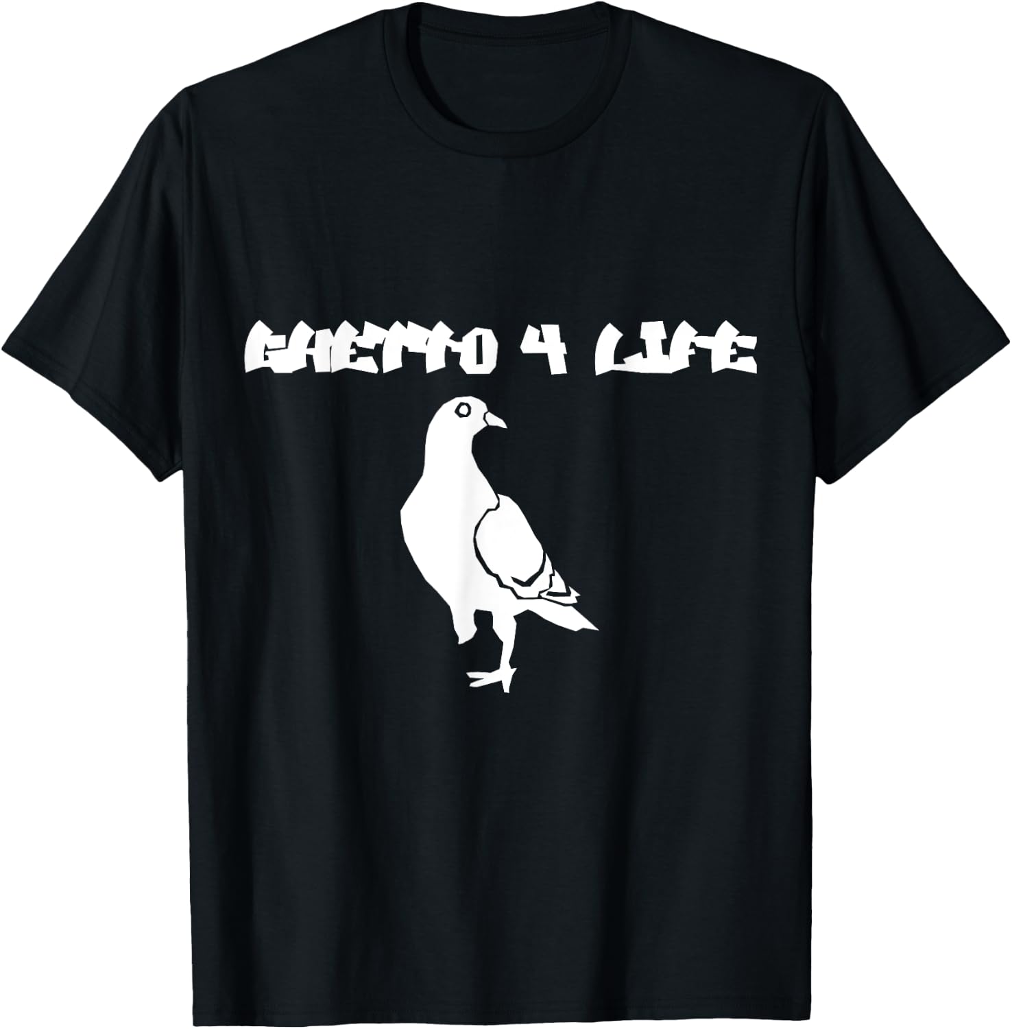 Ghetto clothes ghetto shirts: Ghetto 4 life t shirt T-Shirt - T-Shirt | Black