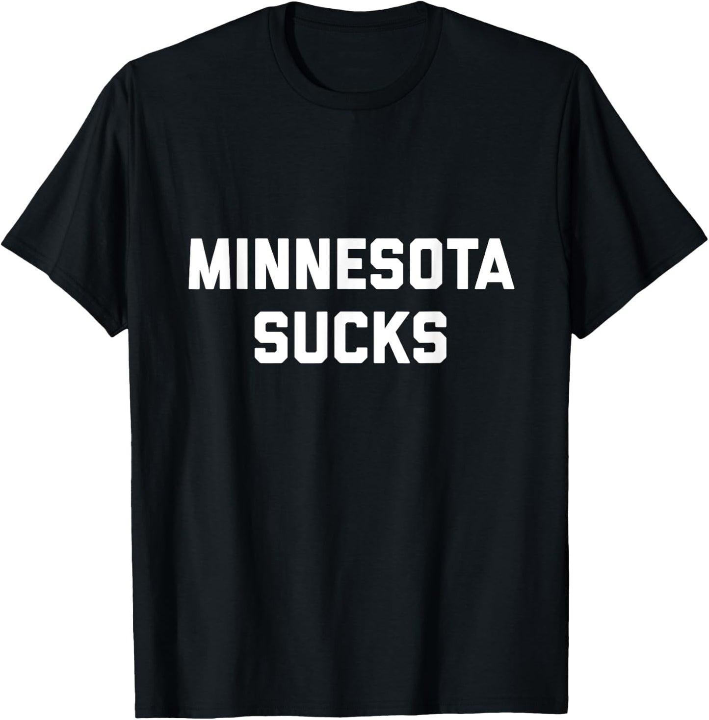Minnesota Sucks T-Shirt - T-Shirt | Black