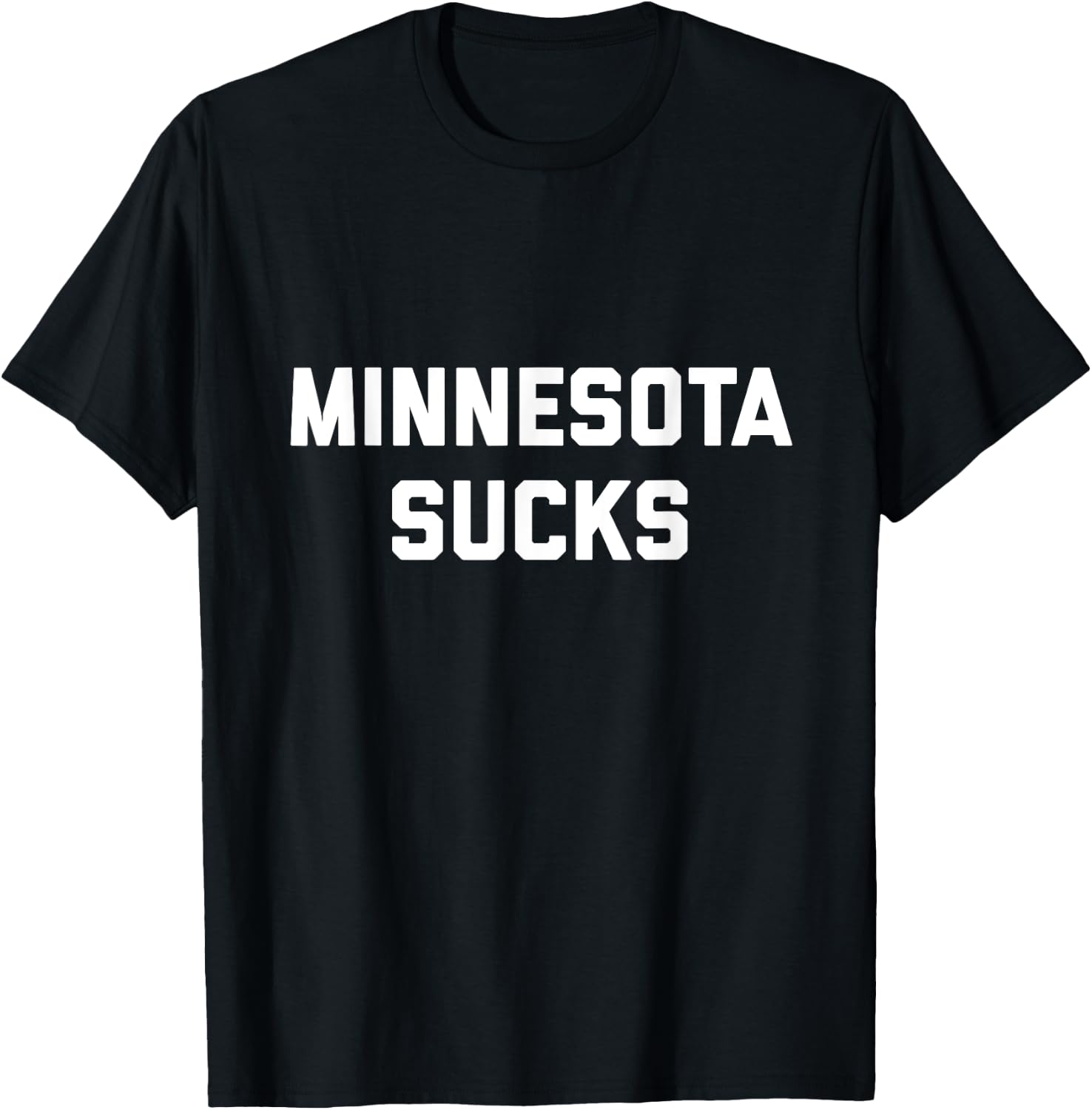 Minnesota Sucks T-Shirt - T-Shirt | Black