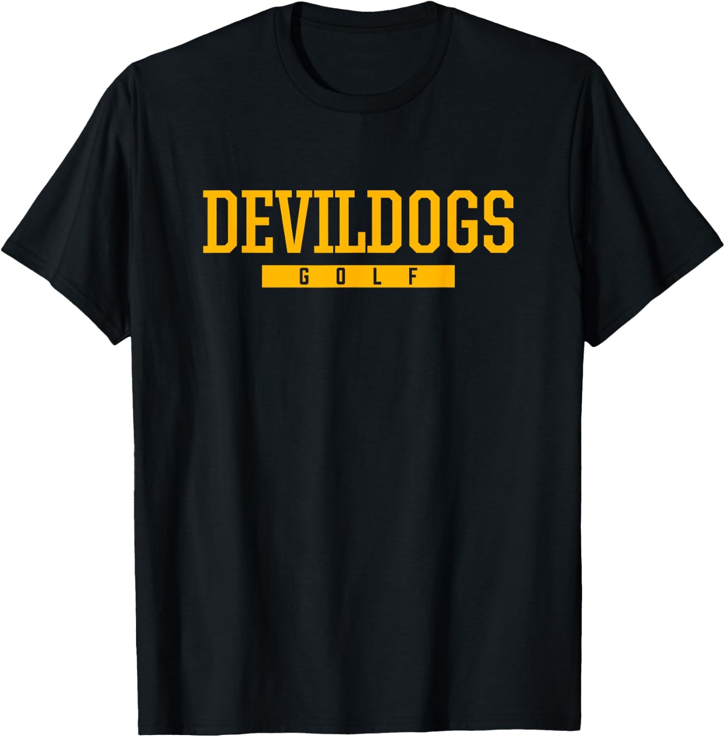 Travelers Rest Devildogs Golf HS T-Shirt - T-Shirt | Black