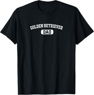 Golden Retriever Dad T-Shirt - T-Shirt | Black