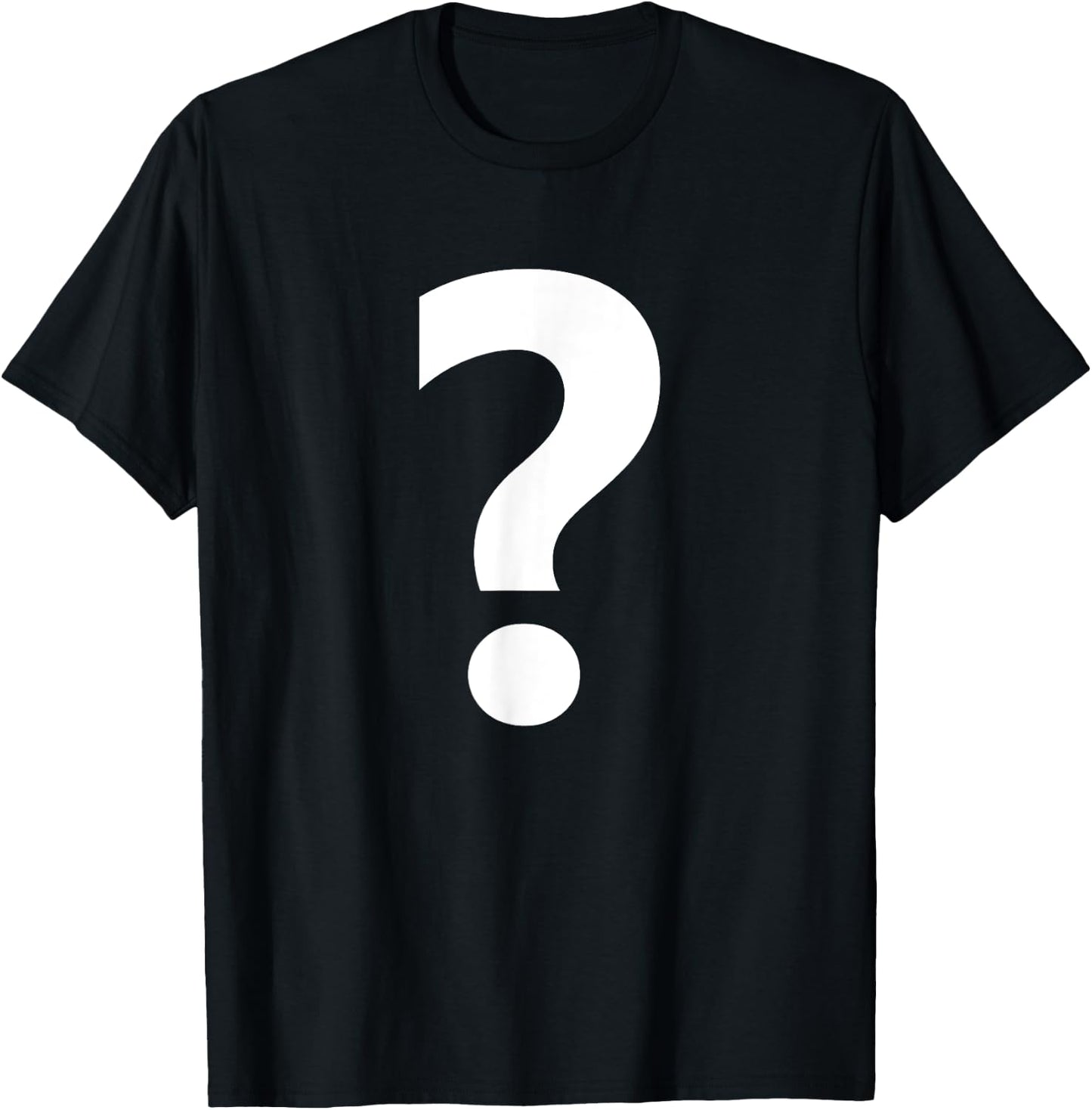 Punctuation ? Question Mark T-Shirt - T-Shirt | Black