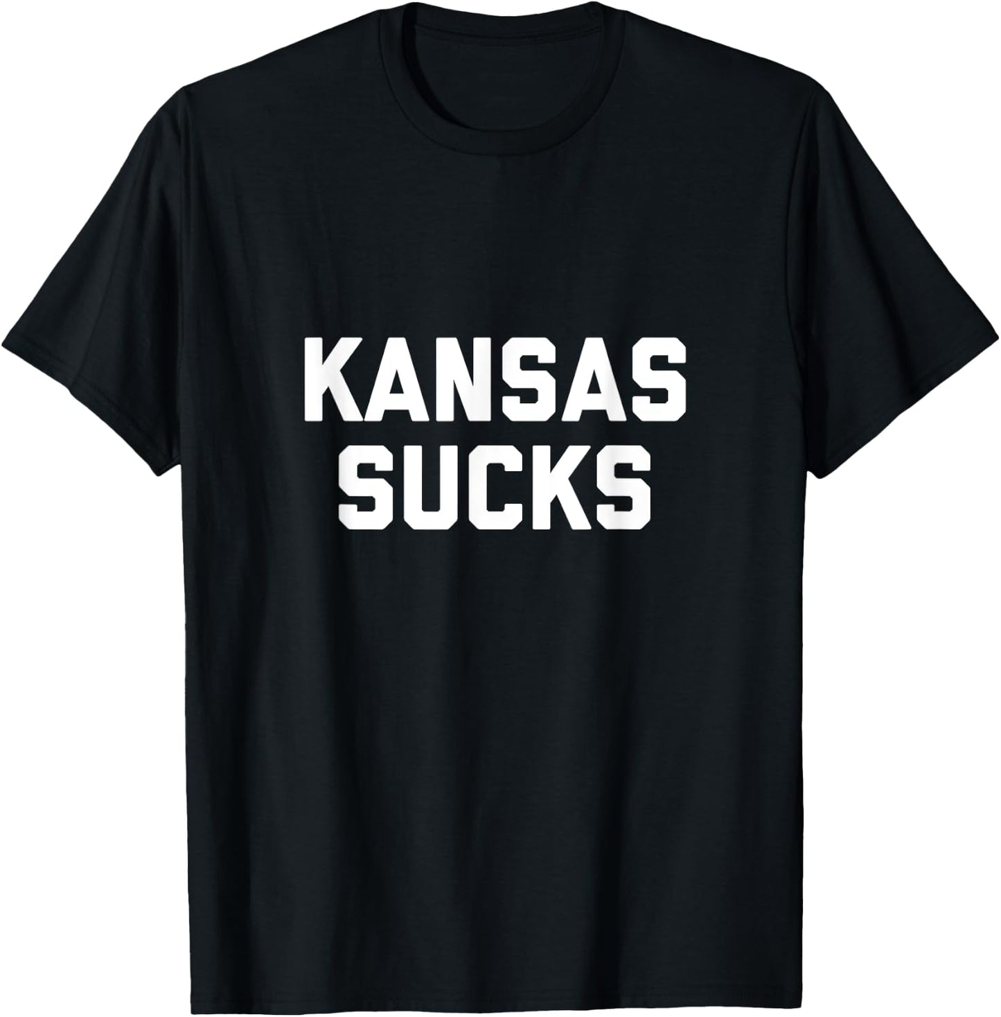 Kansas Sucks T-Shirt - T-Shirt | Black