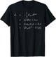 Standard Model Lagrangian Of Particle Physics Higgs Boson T-Shirt - T-Shirt | Black