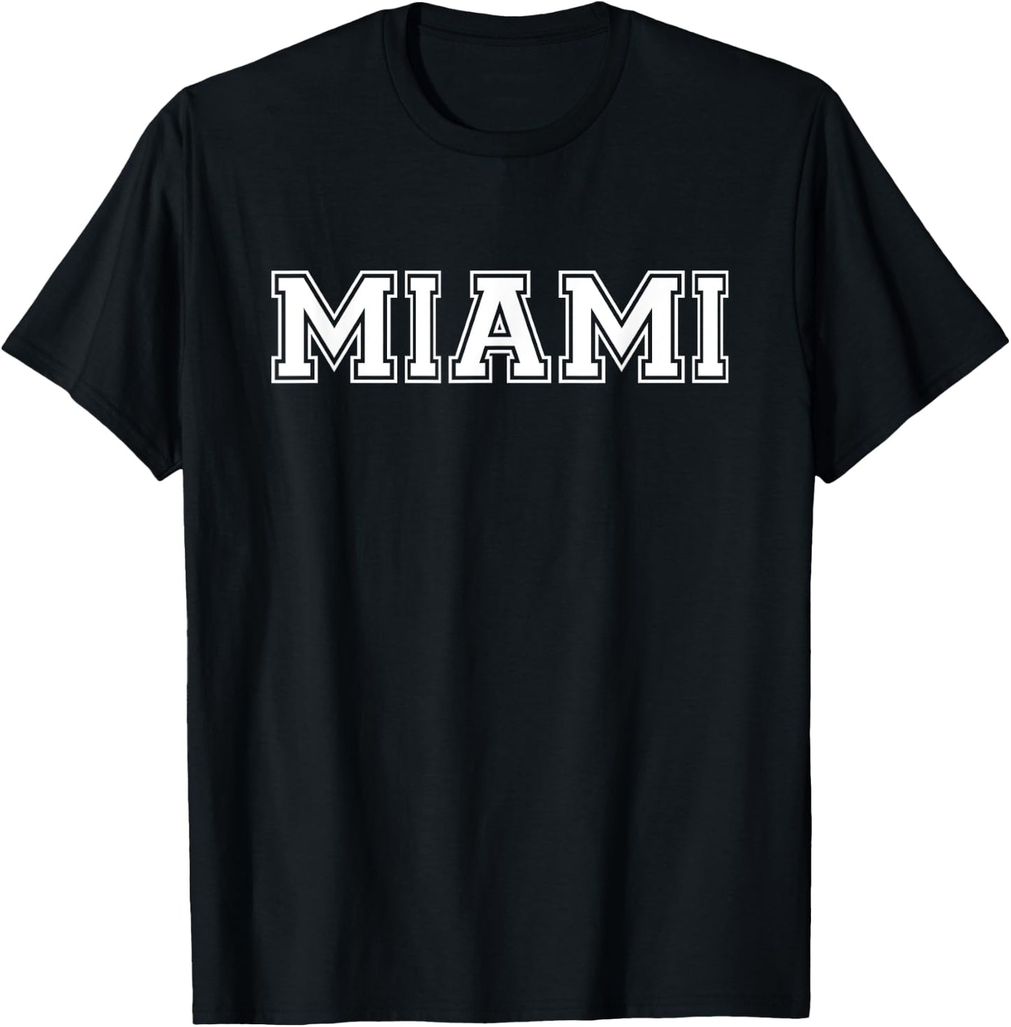 College University style Miami Florida Sport Gift T-Shirt - T-Shirt | Black