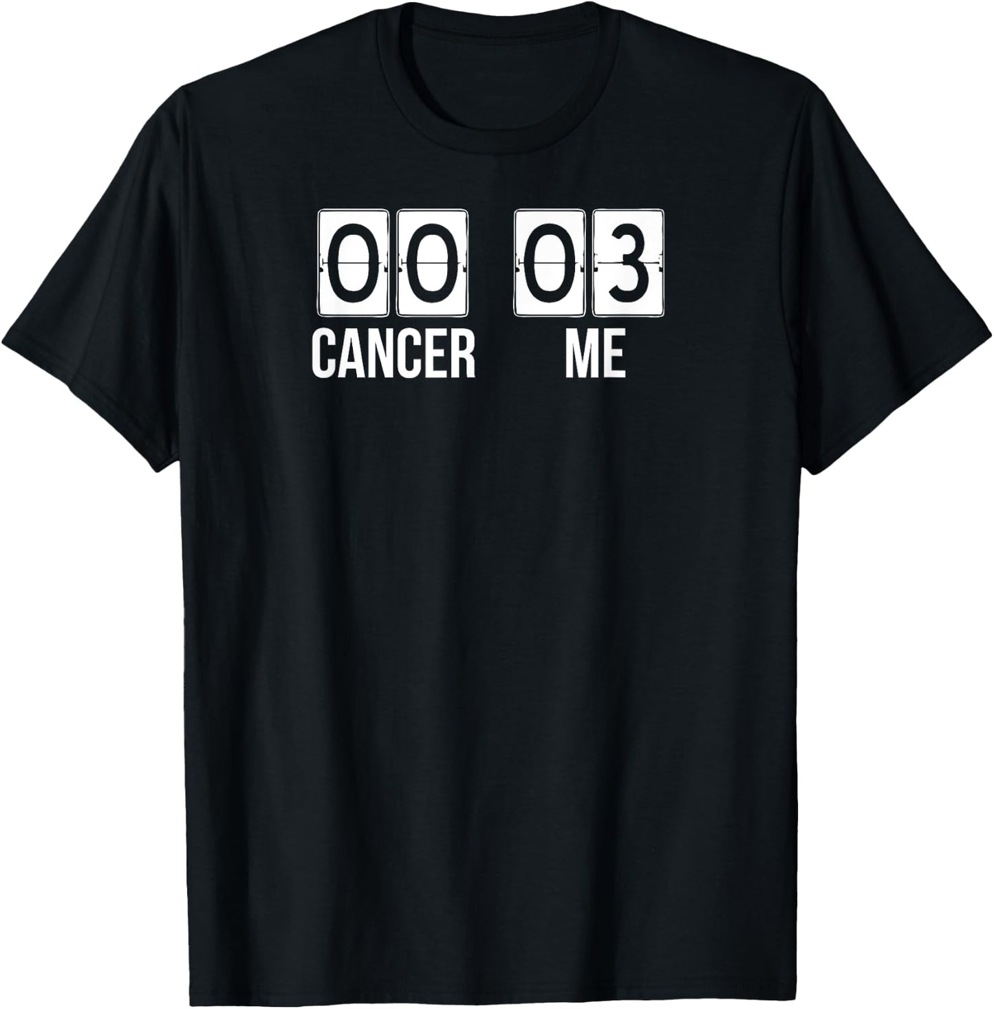 THREE TIME Cancer Survivor SCOREBOARD men women kids T-Shirt - T-Shirt | Black
