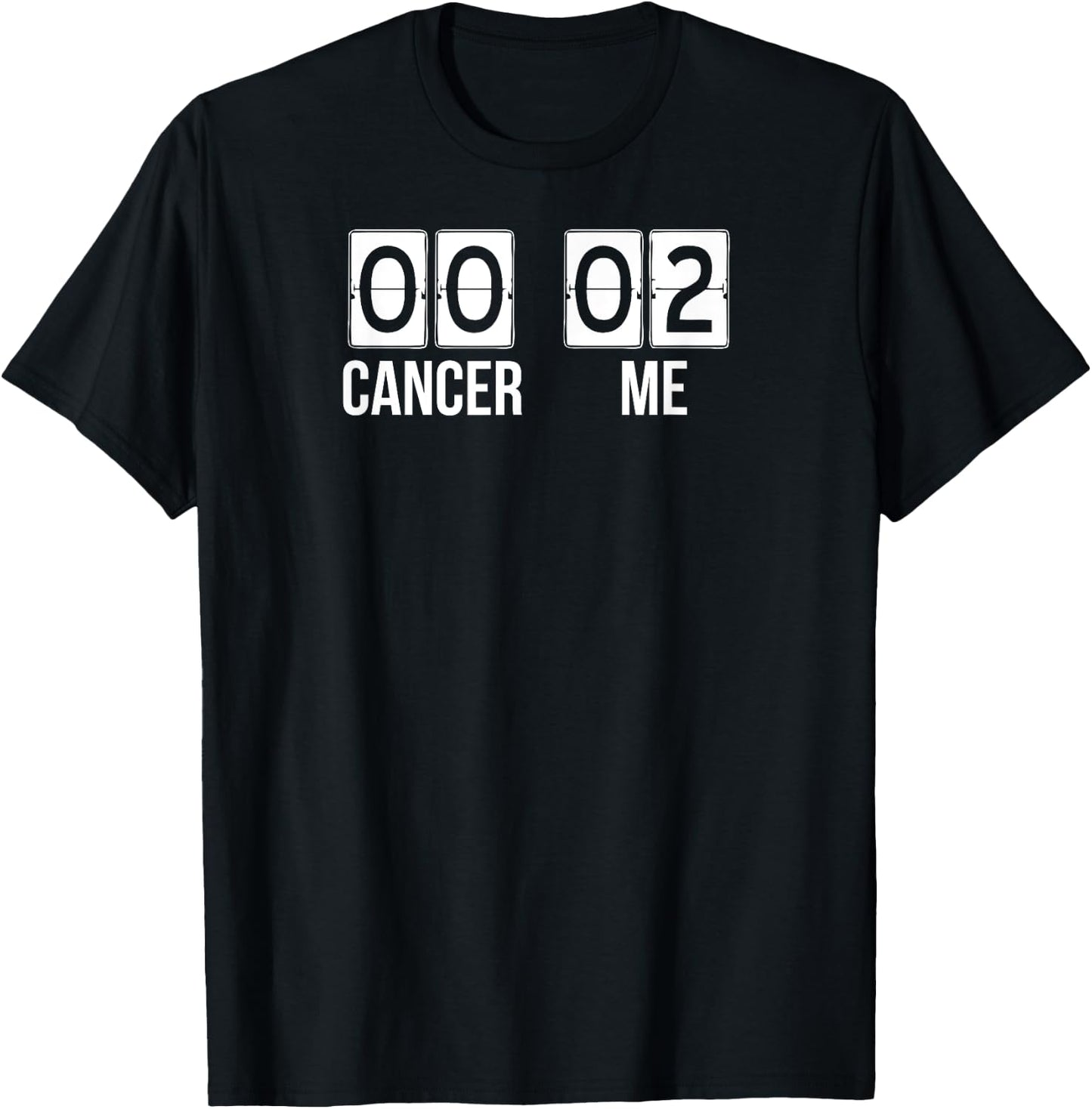 TWO TIME Cancer Survivor SCOREBOARD men women kids T-Shirt - T-Shirt | Black
