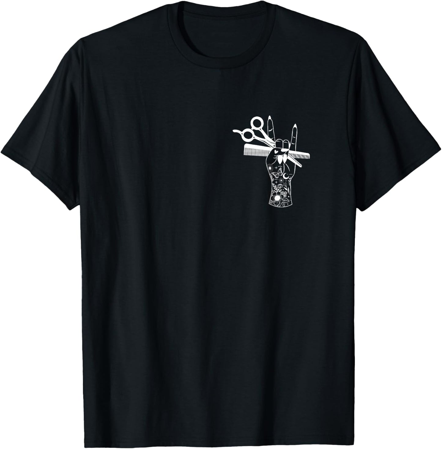 I Do All The Hot Girls Hair Hairdresser Hairstylist T-Shirt - T-Shirt | Black