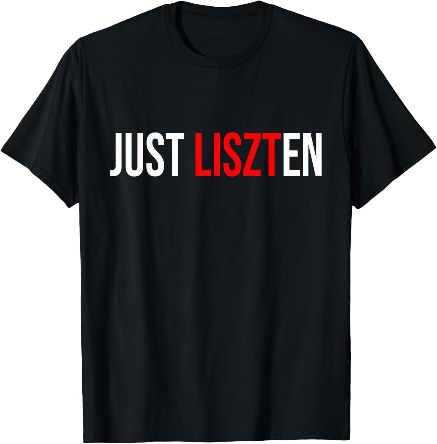 Classical Music T Shirt Franz Liszt Piano T-Shirt - T-Shirt | Black