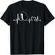 Hedgehog Heartbeat Funny Animal Cool Lover Gift T-Shirt - T-Shirt | Black