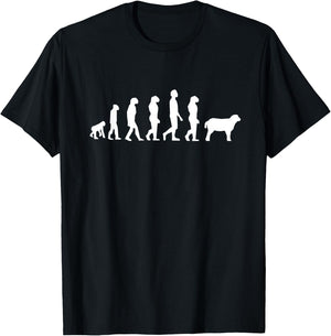 Evolution Of Man Monkey Sheep Funny Political Gift T Shirt T-Shirt - T-Shirt | Black