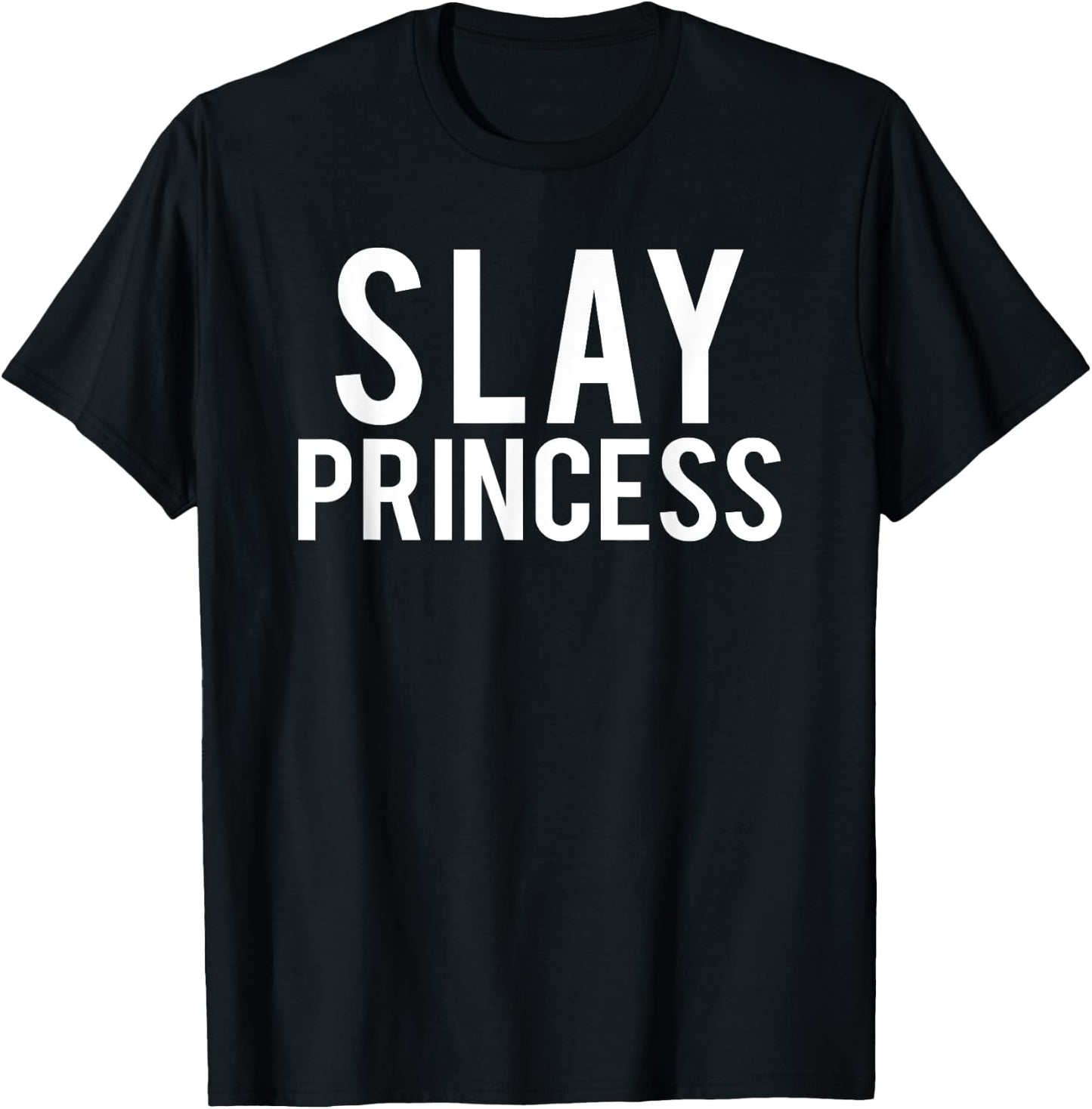 Slay Princess for Girls who Love Make-Up and Beauty T-Shirt - T-Shirt | Black