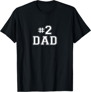 #2 Dad T Shirt T-Shirt - T-Shirt | Black