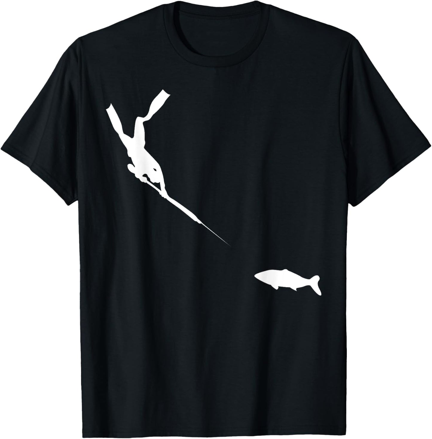 Spearfishing FreeDiver Fish Hunting T-Shirt - T-Shirt | Black