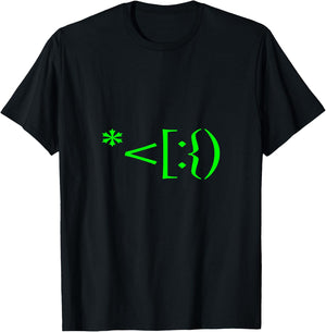 Funny Santa Claus Computer Geek Techie Nerd Christmas Joke T-Shirt - T-Shirt | Black