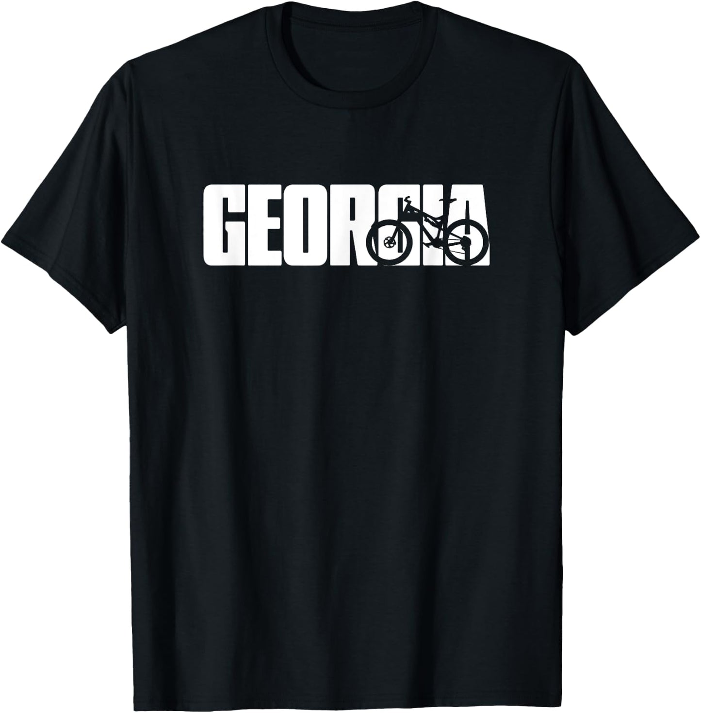 Mountain Bike Georgia - GA MTB T-Shirt - T-Shirt | Black
