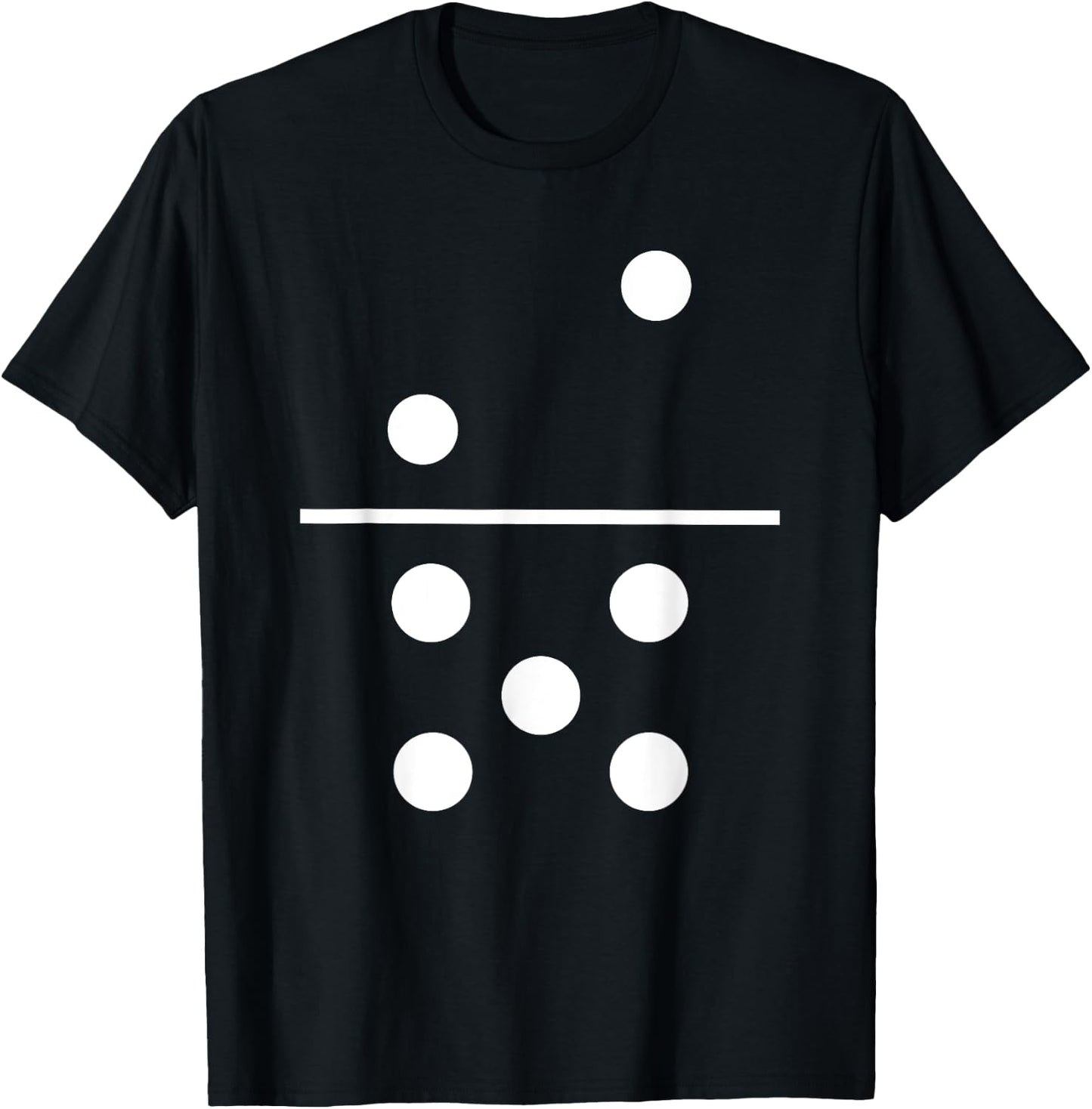Domino 2 and 5 Matching Halloween Group Costumes 2-5 T-Shirt - T-Shirt | Black