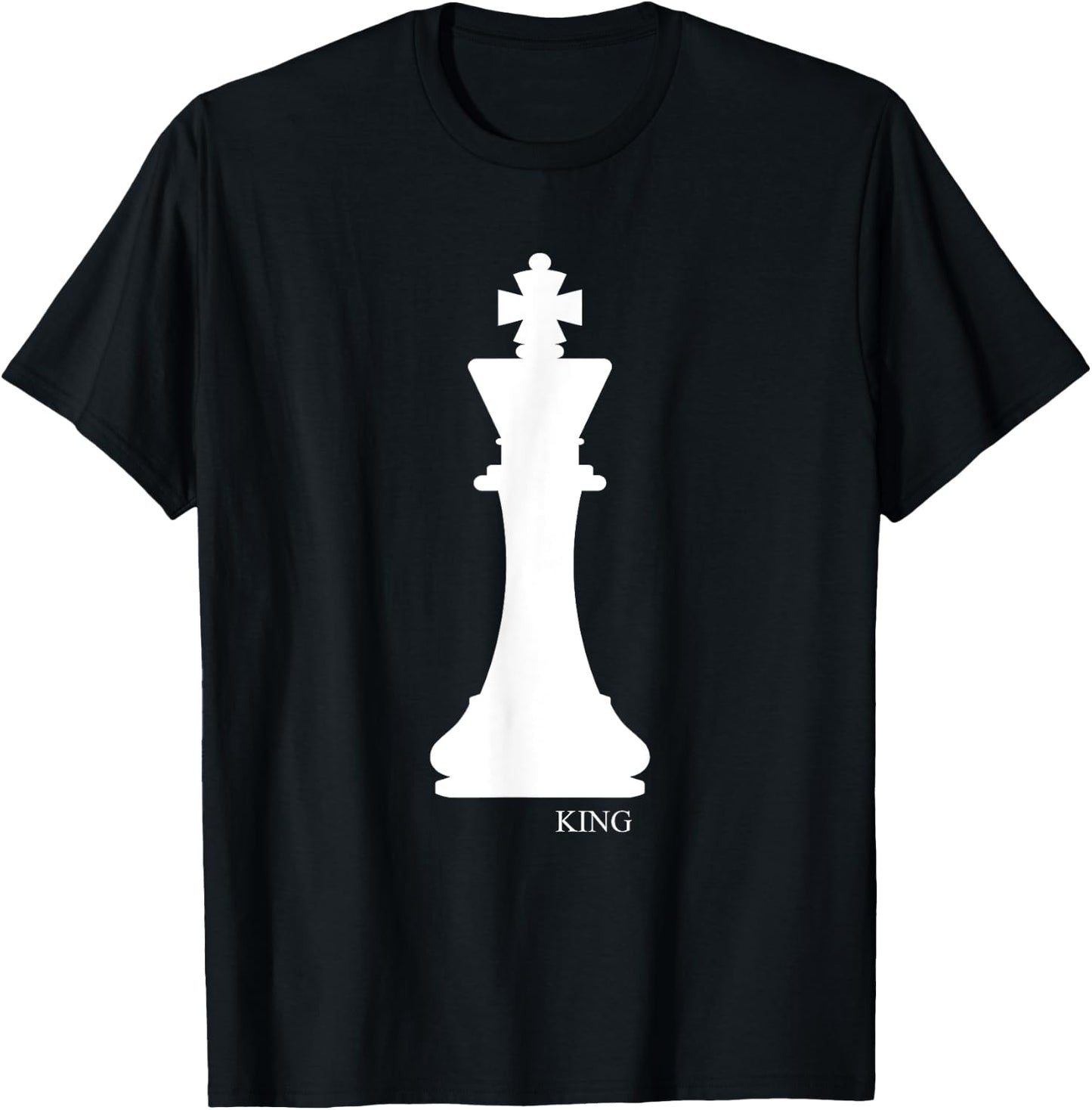 King Chess Piece Halloween Costume Chess Club Shirt T-Shirt - T-Shirt | Black