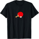 Ping Pong Table Tennis T-Shirt - T-Shirt | Black