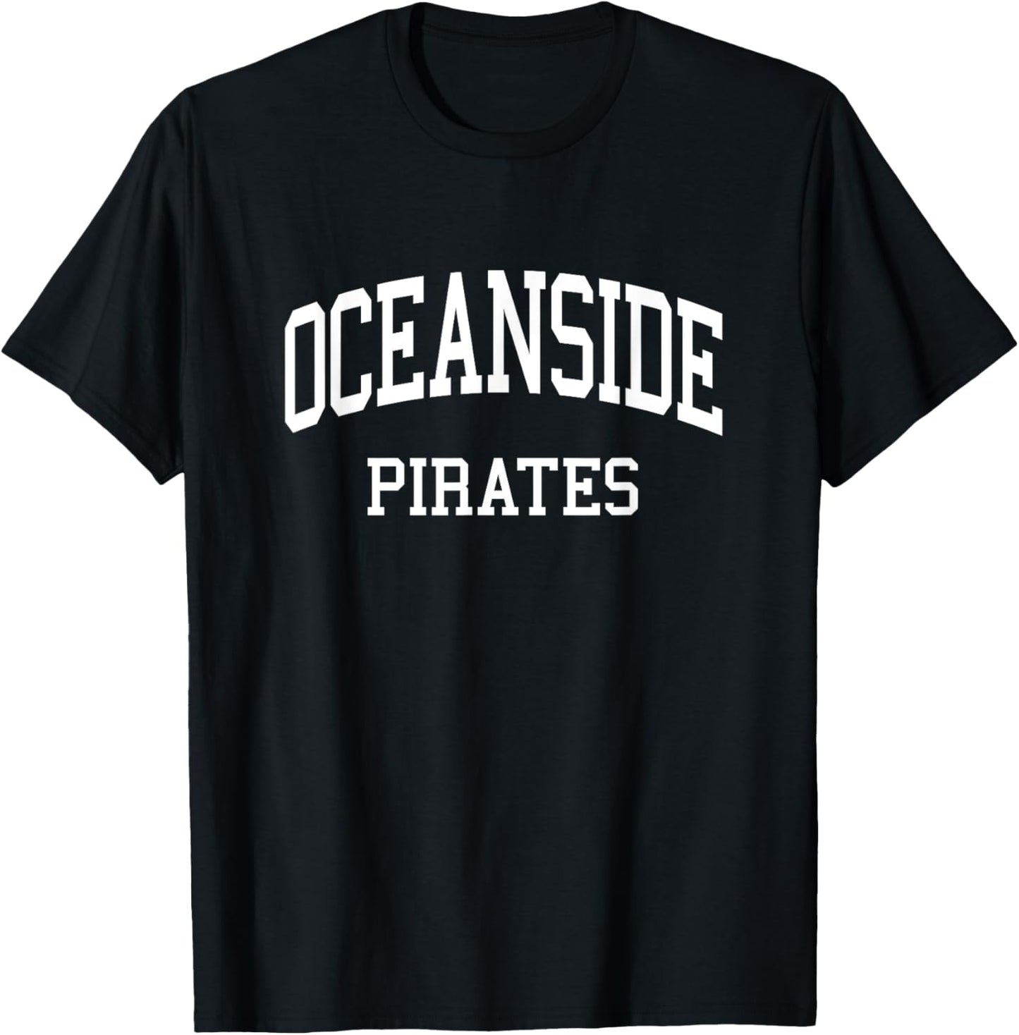 Oceanside High School HS Oceanside CA Retro Sports T-Shirt - T-Shirt | Black