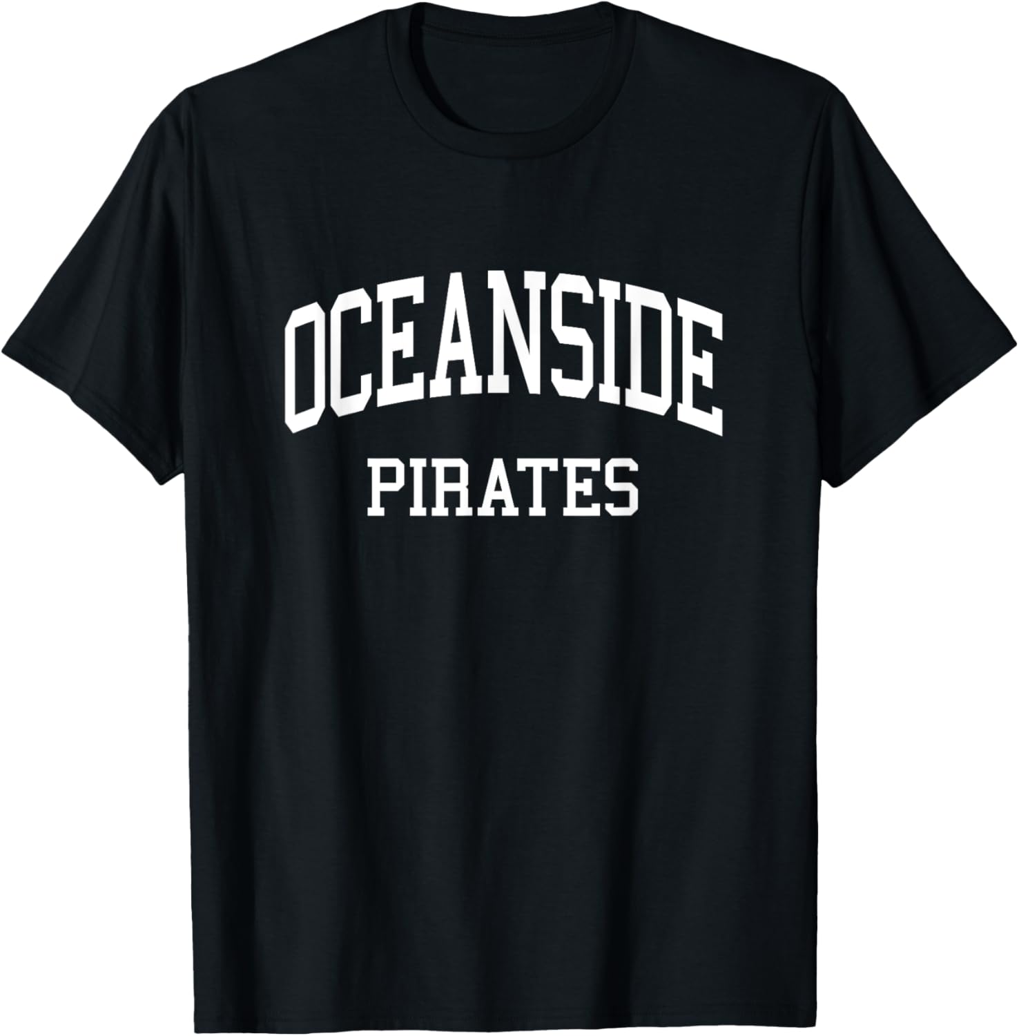Oceanside High School HS Oceanside CA Retro Sports T-Shirt - T-Shirt | Black