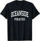 Oceanside High School HS Oceanside CA Retro Sports T-Shirt - T-Shirt | Black