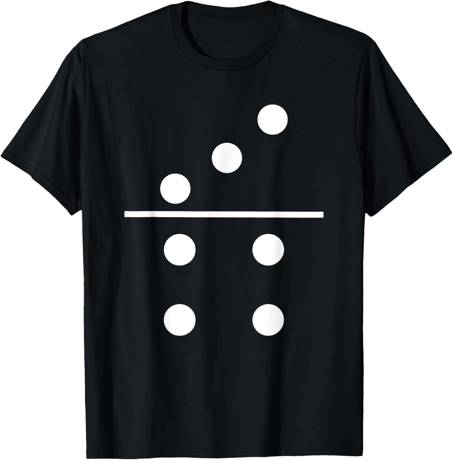 Domino 3 and 4 Matching Halloween Group Costumes 3-4 T-Shirt - T-Shirt | Black