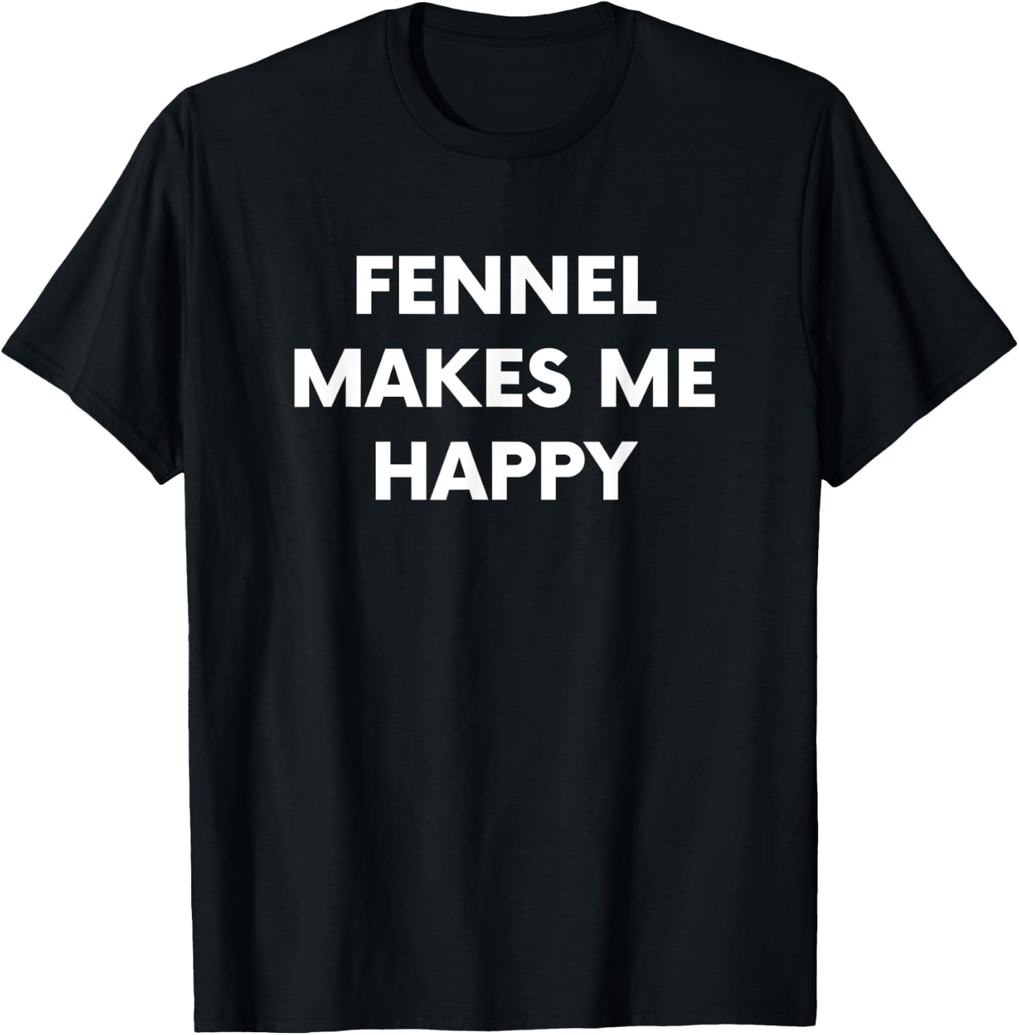 Fennel Funny Food Vegetable Lover Humor Gift T-Shirt - T-Shirt | Black