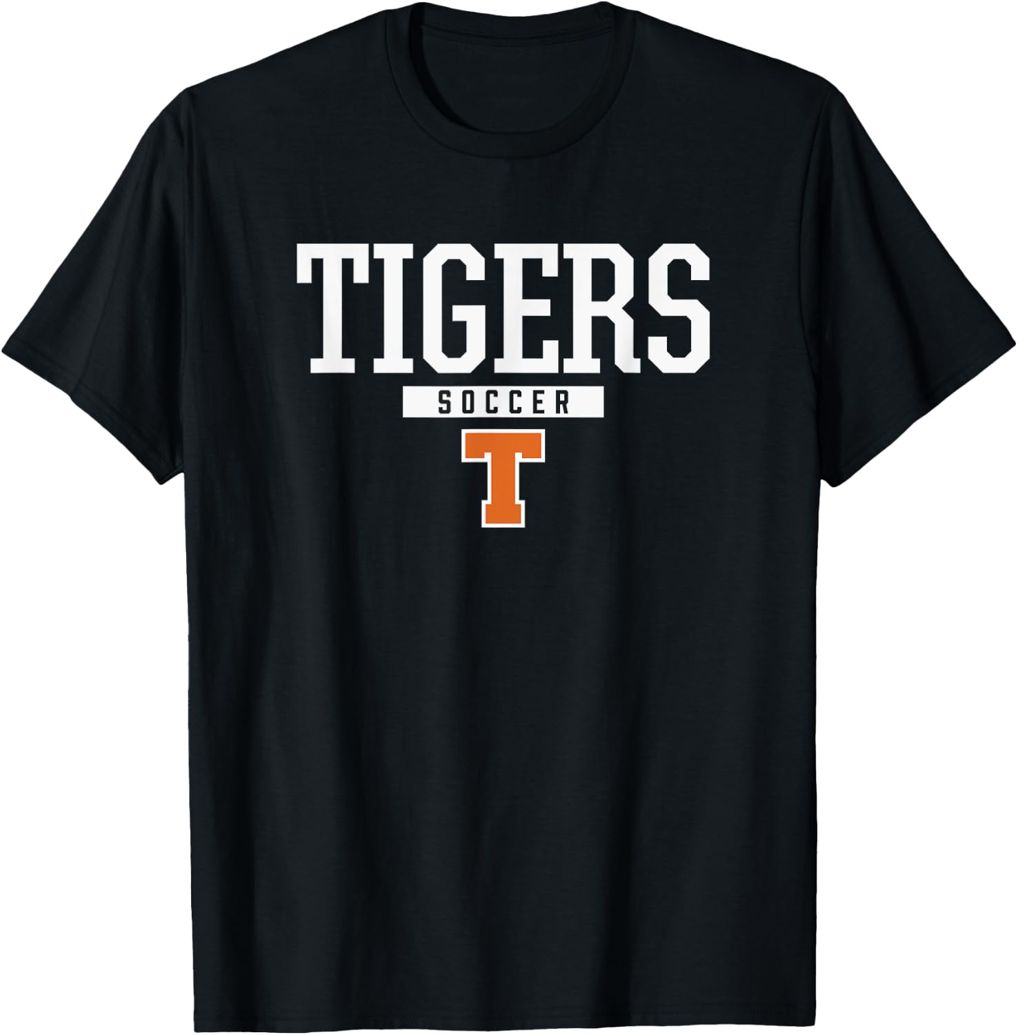 Tabb Tigers Logo Soccer HS T-Shirt - T-Shirt | Black