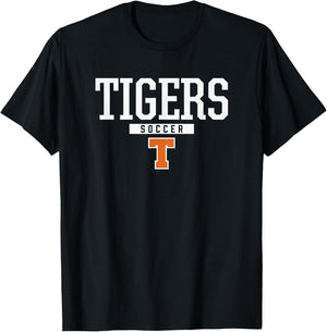 Tabb Tigers Logo Soccer HS T-Shirt - T-Shirt | Black