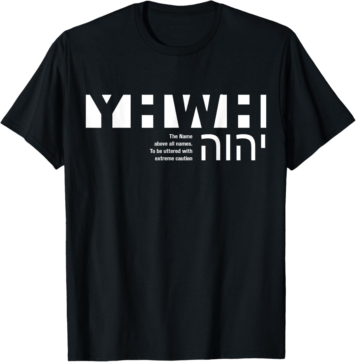 Yhwh T-Shirt - T-Shirt | Black